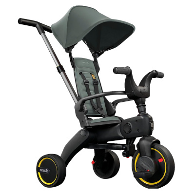 Складной трехколесный велосипед Liki Trike S1 Forest Grey Doona 1